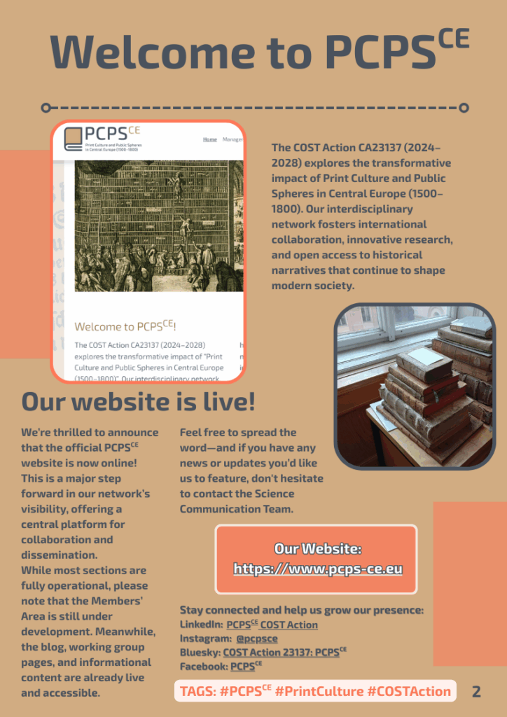 PCPSce Newsletter - Issue #1 | 2025