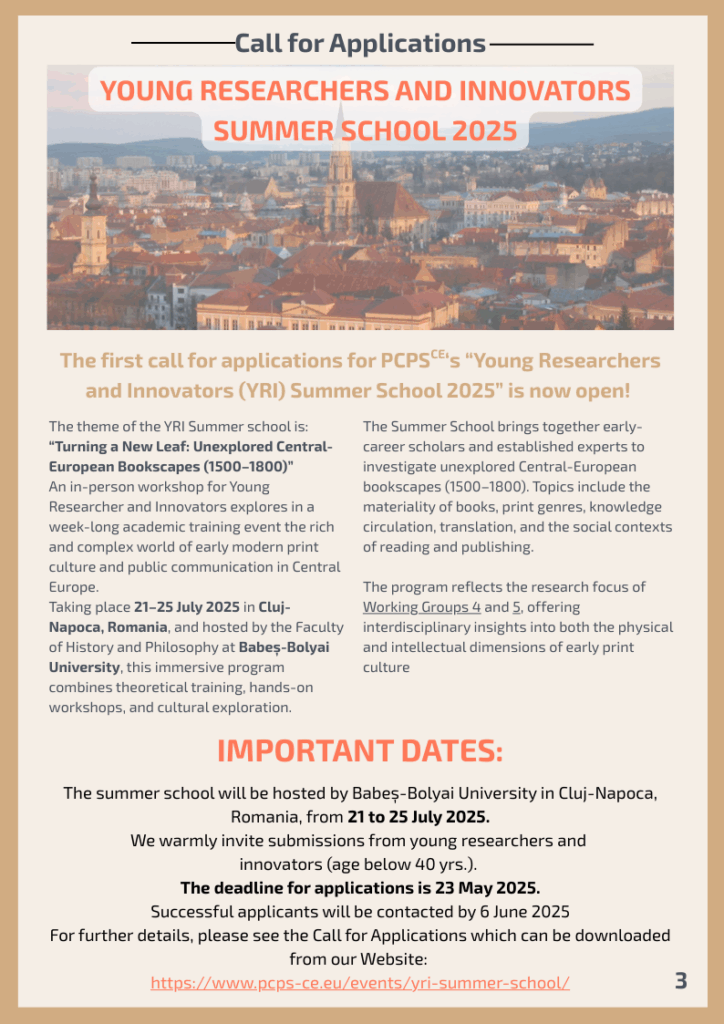 PCPSce Newsletter - Issue #1 | 2025